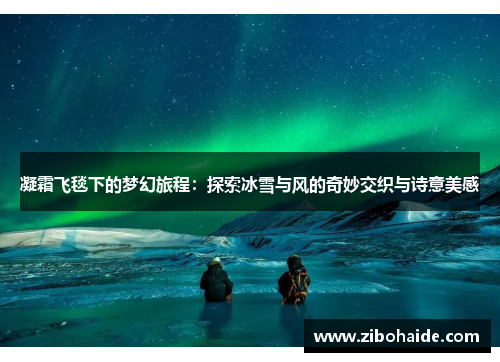 凝霜飞毯下的梦幻旅程：探索冰雪与风的奇妙交织与诗意美感